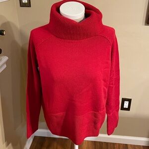 Athleta Alpine turtleneck cashmere blend sweater